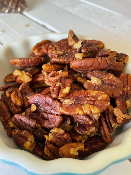 CINNAMON ROASTED PECANS