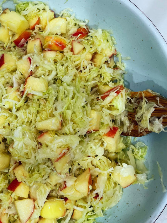 OLIVE OIL APPLE SLAW