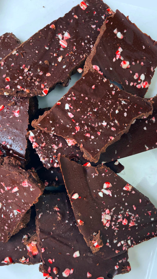 PEPPERMINT CHOCOLATE CANDY BAR