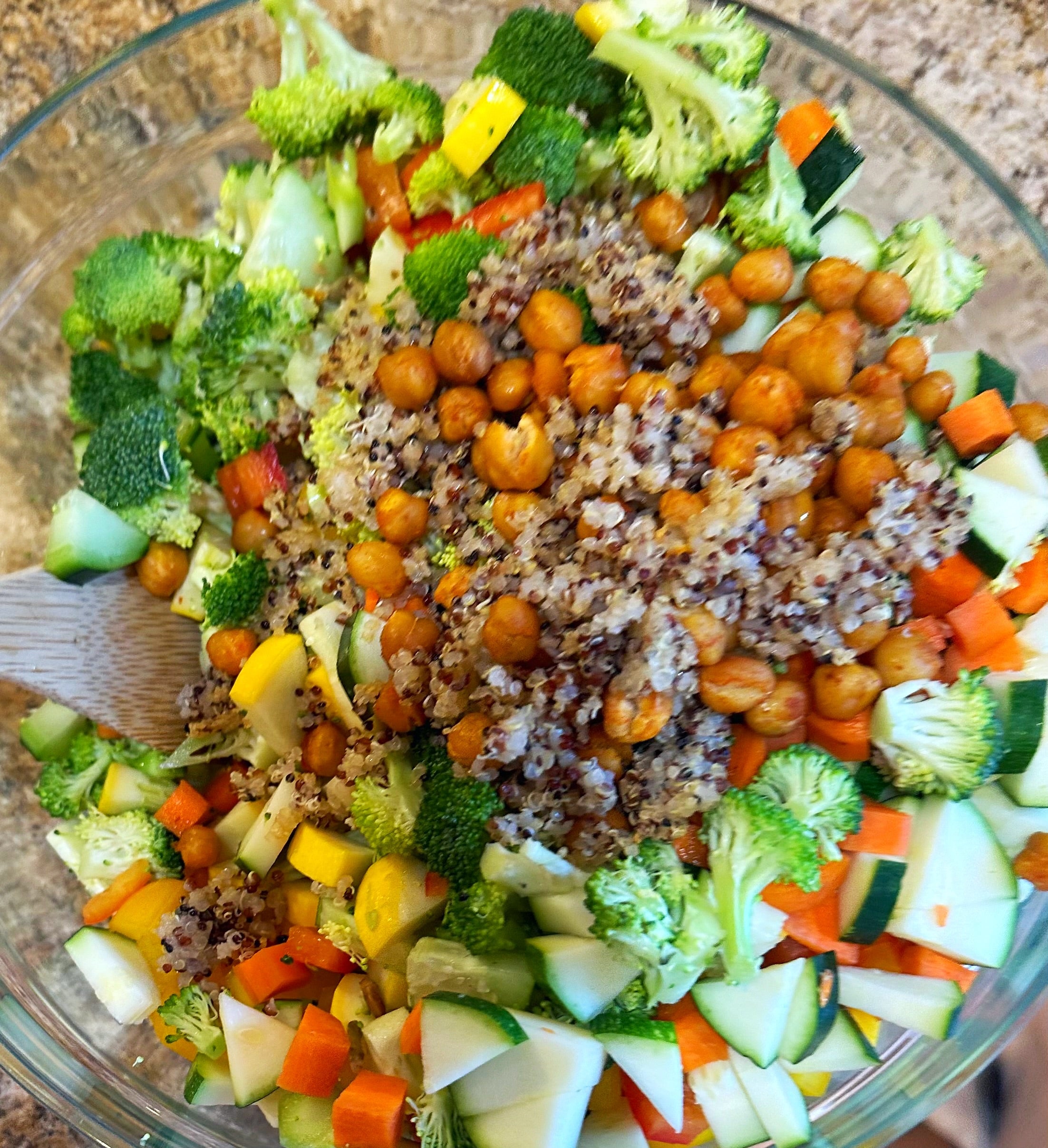 PROTEIN DOPAMINE VEGGIE CHOP SALAD – TD WELLNESS